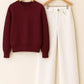 Sweatshirt With White Wide Leg Jeans