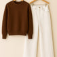 Sweatshirt With White Wide Leg Jeans