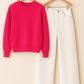 Sweatshirt With White Wide Leg Jeans
