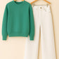 Sweatshirt With White Wide Leg Jeans