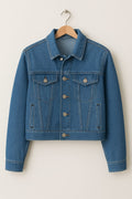 MIDBLUE CROP DENIM JACKET