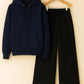 Hoodie With Black Flapper Trouser