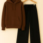 Hoodie With Black Flapper Trouser