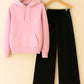 Hoodie With Black Flapper Trouser
