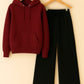 Hoodie With Black Flapper Trouser