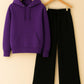 Hoodie With Black Flapper Trouser