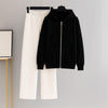 Zipper With White Flapper