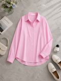Striped Pink Button Down Shirt
