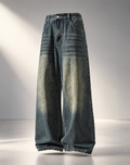 Vintage Greenish Faded Jeans